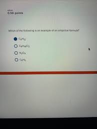 Solved Value 0 50 Points Which Of The Following Is An Ex Chegg Com