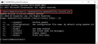 How To Use Kaspersky Update Utility 3 0 For Windows From The Command Line