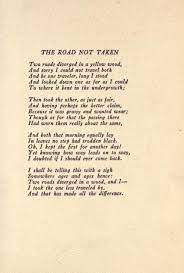 The Road Not Taken Poems Words The Road Not Taken