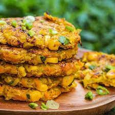 Vegane Kurbispuffer Mit Mais Einfach Lecker Gesund Rezept Kurbis Puffer Leckere Vegane Rezepte Rezepte