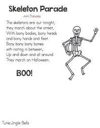 Skeleton Poem Preschool Google Search Halloween Poems For Kids Poetry For Kids Shared Reading Kindergarten