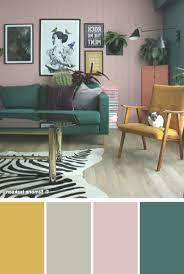 If Modern And Eclectic Is Your Style Go For A Pink And Green Color Scheme Not Co Living Room Decor Colors Dining Room Colors Living Room Color Schemes