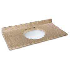pegasus 49 in. w granite vanity top in