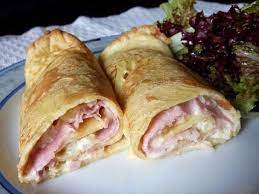 Pikante Pfannkuchen Mit Schinken Und Kase Von Nogikon Chefkoch Schinken Und Kase Rezepte Pfannkuchen Rezept Einfach