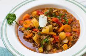 Leckerer Low Carb Bauerntopf Mit Buntem Gemuse Und Hack Rezept Low Carb Eintopf Rezepte Bauerntopf Rezept