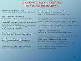 Il Cantico Delle Creature Di San Francesco D Assisi Ppt Video Online Scaricare