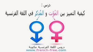 كيفية التميز بين المؤنت والمذكر في اللغة الفرنسية بالتفصييل اشياء كثيرة قد لا تعرفها