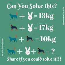 Simple Maths Equation Picture Puzzle With Answer Brain Teasers With Answers Brain Teasers Math Pictures