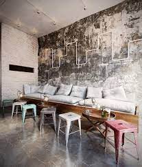 Industrial Boho Chic Theme Cafe Cafe Interior Cozy Coffee Shop Urban Industrial Decor