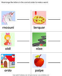 Reorder the letters to make names of countries. Rearrange The Letters To Make A Word Worksheet Turtle Diary