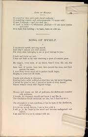 Song Of Myself By Walt Whitman 1855 Whitman Poems Walt Whitman Poems Walt Whitman Quotes