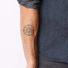 101 Best Small Simple Tattoos For Men 2021 Guide Simple Compass Tattoo Tattoos For Guys Compass Tattoo