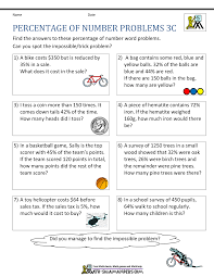 Word Problems Percentages Of Number Problems 3c Gif 1 000 1 294 Pixels Word Problems Word Problem Worksheets Math Word Problems