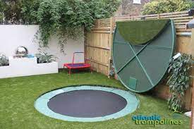 sunken trampoline