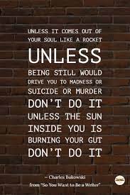 So You Want To Be A Writer Charlesbukowski Writers Poets Aspiringauthor Writerscommunity Writewritewrite Aspiring Author Writers Write Writer