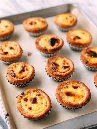 Portuguese Custard Tarts Pasteis De Nata Recipe Desserts Portuguese Custard Tart Recipe Custard Tarts Recipe