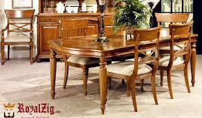 French Dining Table Teak Wood Royalzig