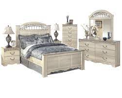 Ashley Catalina 6pc E King Poster Bedroom Set With 2 Nightstand And Chest In Anti Bedroom Furniture Sets Ashley Bedroom Furniture Sets Ashley Furniture Bedroom