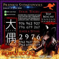 Bocoran Togel Sydneypools Jumat 19 Juni 2020