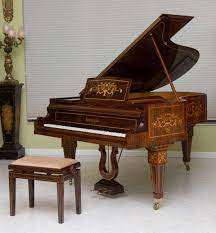 Rare And Historically Significant Marquetry Inlaid Grand Piano Bosendorfer Grand Piano Piano Bosendorfer Piano