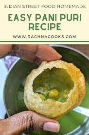 How To Make Pani Puri At Home Recipe In 2020 Puri Recipes Pani Puri Recipe Recipes