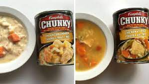 Curried pumpkin soup with chicken and corn. Campbell S Chunky Chicken Corn Chowder Vs Campbell S Chunky Chicken With Rice Cream And Butter Give One Of These Choices A Lot Of Added Fat The Star