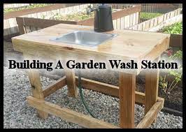 garden wash station garden sink