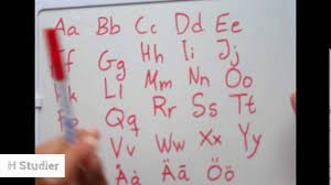 تعليم اللغة السويدية للمبتدئين مقدمة و الدرس الاول الاحرف و الارقام السويدية Svenska Pa Arabiska Youtube