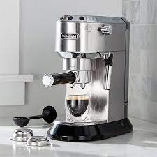 Delonghi Dedica Slimline Espresso Maker Reviews Crate And Barrel Espresso Machine Coffee Maker Espresso Maker