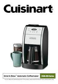Pin On Cuisinart Coffeemaker Manuals