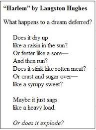 Langston Hughes Harlem Poem Inspirational Words Cool Words