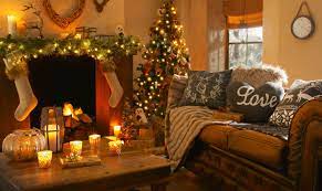 Christmas Living Room Christmas Interior Decor Christmas Interiors Christmas Wallpaper