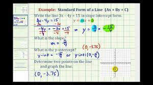 Standard Form How To Graph An Equation Ten Ideas To Organize Your Own Standard Form How To G Standard Form Graphing Slope Intercept Form