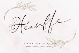 Heanffe In Fonts On Yellow Images Creative Store