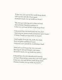 Mad Girl S Love Song Sylvia Plath Plath Poems Sylvia Plath Poems Words