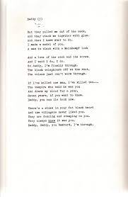 Daddy By Sylvia Plath Pt 3 Sylvia Plath Poems Plath Poems Daddy Sylvia Plath