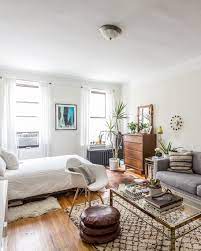 These Studios Prove That One Room Living Can Be Super Stylish Small Studio Apartment Decorating Studio Apartment Decorating Apartment Layout