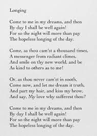 Longing Matthew Arnold Sweet Love Quotes Inspirational Words Poems