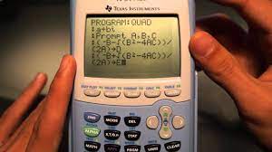 How To Program The Quadratic Formula On Ti 84 Ti 83 Math Apps Quadratics Quadratic Formula