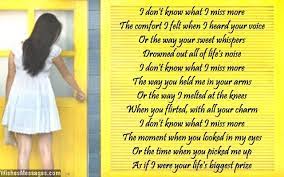 I Miss You Poems For Ex Boyfriend Poems For Him Missing You Poems I Miss You