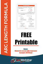 How To Find Arc Length Easily Explained With 5 Examples Precalculus Math Learning Math
