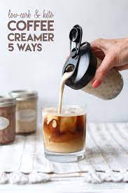 Low Carb Keto Coffee Creamer Five Ways Ketodiet Blog Recipe Keto Coffee Recipe Keto Coffee Creamer Low Carb Coffee Creamer