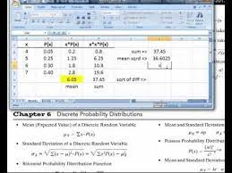 Find Mean Expected Value And Standard Deviation Of Discrete Random Variable Standard Deviation Variables Financial Management