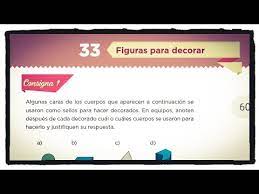 Pulsa sobre el enlace para descargar el archivo: Desafio 33 Figuras Decorar Paginas 59 60 Y 61 Del Libro De Matematicas 4 Grado Youtube