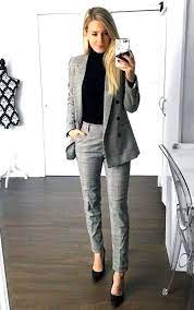 27 Cute Professional Work Outfits Ideas For Women 2020 Pinmagz Professional Work Outfit Business Outfits Women Professional Outfits Women