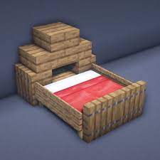 Beds Are An Important Part Of Survival So Here Are A Few Bed Designs That Are Nice Looking And Even Include Some F Minecraft Tips Minecraft Building Minecraft