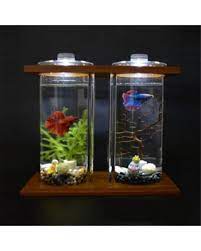 To clean the tank you will first need to set up a safe and clean place to stash your fish. Find Big Savings On Aquarium Small Betta Fish Tank With Led Light Dual Clear Glass