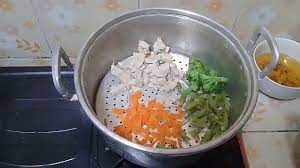 Resep menu makanan bayi 4 bintang untuk usia 6 sampai 8 bulan nasi tim udang telur tempe kangkung. Resep Mpasi 8 Bulan Keatas Nasi Tim Ikan Tuna Buncis Brokoli Wortel Youtube