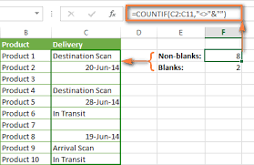 Excel Countif Formula To Count Non Blank Cells Microsoft Excel Formulas Microsoft Excel Tutorial Excel For Beginners