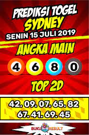 Prediksi Sydney Hari Senin 15 Juli 2019 24 Juli Sydney 15 Juli